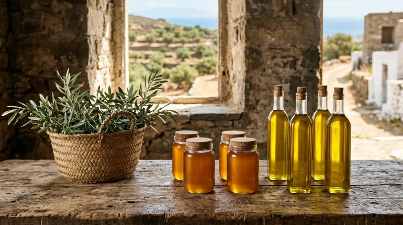 Μέλη αγροδιατροφικής ΚΟΙΝΣΕΠ σε ελαιώνα κατά τη συγκομιδή και τυποποίηση